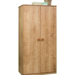 Lasten vaatekaappi Linento Furniture Mocha, 93cm, puukuvioitu