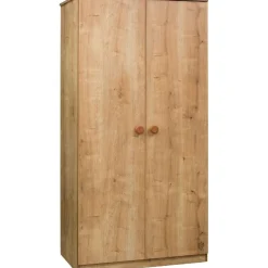Lasten vaatekaappi Linento Furniture Mocha, 93cm, puukuvioitu