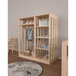 Lasten vaateteline Linento Furniture Flexo, 90x100cm, koivuvaneri