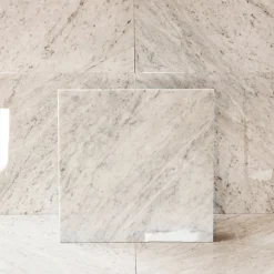 Lattialaatta Arredo Carrara C 61x61cm, kiillotettu, valkoinen