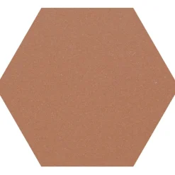 Lattialaatta Pukkila Natura 6-kulmainen Keskiruskea, himmeä, sileä, 115x100mm