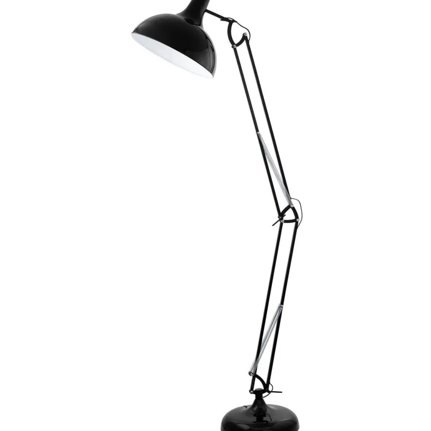 Lattiavalaisin Eglo Borgillio, 190cm, musta