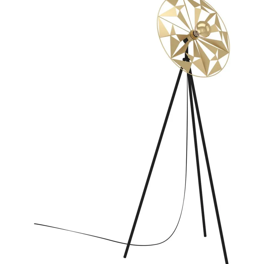 Lattiavalaisin Eglo Castanuelo, 40W, 50x27x152cm, kulta/musta