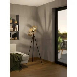 Lattiavalaisin Eglo Castanuelo, 40W, 50x27x152cm, kulta/musta