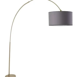 Lattiavalaisin Linento Lighting Coronita, 155cm, harmaa