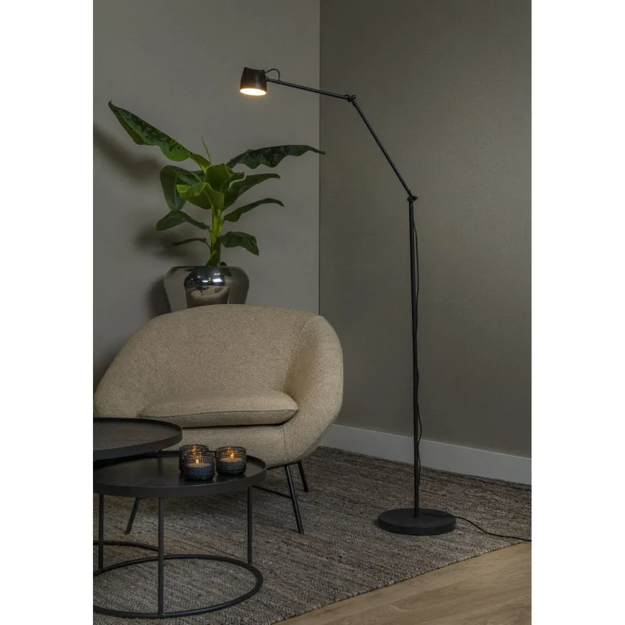 Lattiavalaisin Lucide Milne, 38x25cm, IP20, 8W, musta