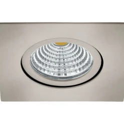 LED-alasvalo Eglo Saliceto, 88x88mm, 2700K, harjattu teräs