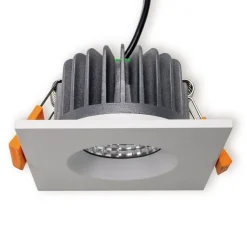 LED-alasvalo Ensto Velox, ALS85WSD/3K, 9W/830, 85x85x47mm, IP44, valkoinen