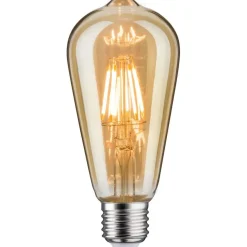 LED-filamenttilamppu Paulmann Corn Rustika, E27, 480lm, 6W, 1700K, himmennettävä, kulta