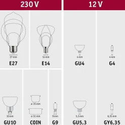LED-filamenttilamppu Paulmann Eco-Line Globe, G95, E27, 840lm, 4W, 3000K, kirkas