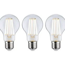 LED-filamenttilamppu Paulmann Eco-Line Pear, E27, 840lm, 4W, 3000K, kirkas, 3kpl
