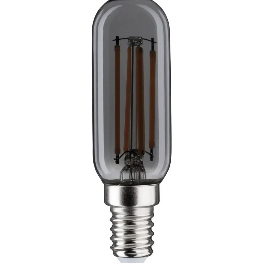 LED-filamenttilamppu Paulmann 1879 Edition Tube, E14, 130lm, 4W, 1800K, himmennettävä, savulasi