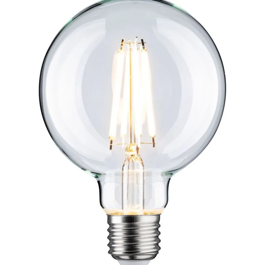 LED-filamenttilamppu Paulmann Globe, G95, E27, 1055lm, 9W, 2700K, himmennettävä, kirkas
