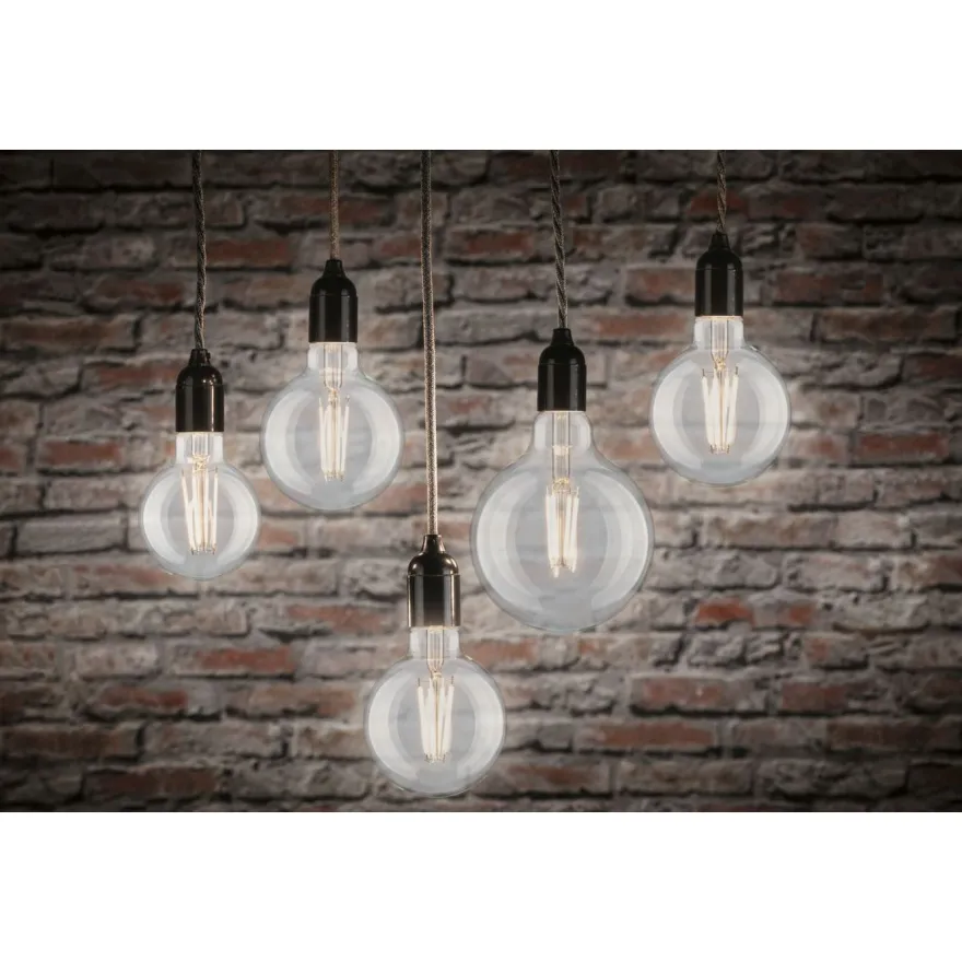 LED-filamenttilamppu Paulmann Globe, G95, E27, 1055lm, 9W, 2700K, himmennettävä, kirkas