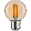 LED-filamenttilamppu Paulmann Globe, G60, E27, 780lm, 7W, 2700K, himmennettävä, kulta