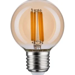 LED-filamenttilamppu Paulmann Globe, G60, E27, 780lm, 7W, 2700K, himmennettävä, kulta