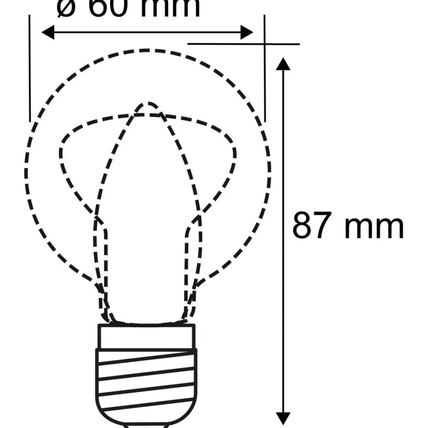 LED-filamenttilamppu Paulmann Globe, G60, E27, 780lm, 7W, 2700K, himmennettävä, kulta