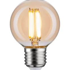 LED-filamenttilamppu Paulmann Globe, G60, E27, 780lm, 7W, 2700K, himmennettävä, kulta