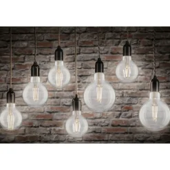 LED-filamenttilamppu Paulmann Globe, G80, E27, 470lm, 4.8W, 4000K, kirkas