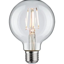 LED-filamenttilamppu Paulmann Globe, G80, E27, 470lm, 4.8W, 4000K, kirkas