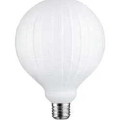 LED-filamenttilamppu Paulmann Lampion Globe, G125, E27, 400lm, 4.3W, 3000K, himmennettävä, valkoinen kuvio