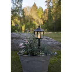 LED-hautalyhty Star Trading Flame, 52cm, musta