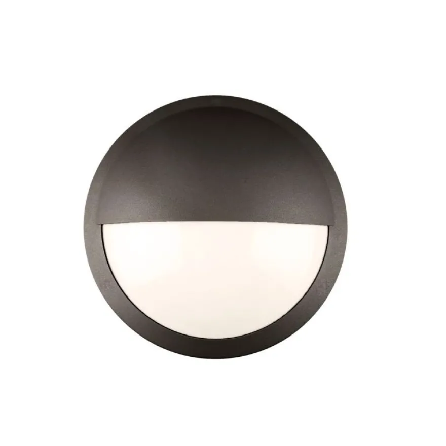 LED-katto/seinävalaisin Hide-a-lite Moon Public Eye antrasiitti IK10