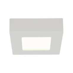 LED-kattospotti Globo Svenja, 12.2x12.2cm, 6W, valkoinen