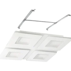 LED-Kattovalaisin Eglo connect.z Padrogiano-z, 4-osainen, 45x45cm, RGBW, valkoinen