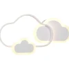 LED-kattovalaisin Trio Cloudy, mattavalkoinen RGBW