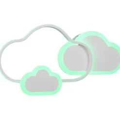LED-kattovalaisin Trio Cloudy, mattavalkoinen RGBW