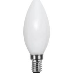 LED-kynttilälamppu Star Trading Illumination LED 375-02 Ø 35x98mm, E14, opaali, 3W, 2700K, 250lm