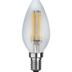 LED-kynttilälamppu Star Trading 351-03-1, Ø35x98mm, E14, kirkas, 4.2W, 2700K, 470lm