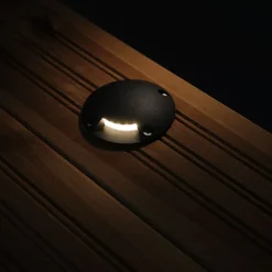 LED-laiturivalaisin FTLIGHT Marina I, 1.5W, 24V, IP67, musta alumiini, eri vaihtoehtoja