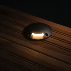 LED-laiturivalaisin FTLIGHT Marina I, 1.5W, 24V, IP67, musta alumiini, eri vaihtoehtoja