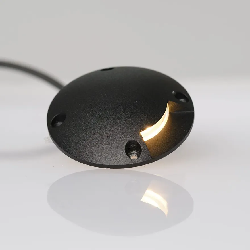 LED-laiturivalaisin FTLIGHT Marina I, 1.5W, 24V, IP67, musta alumiini, eri vaihtoehtoja