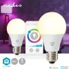 LED-lamppu Nedis SmartLife RGB Wi-Fi WIFILRC20E27, 9W, E27, 2700-6500K, 2kpl