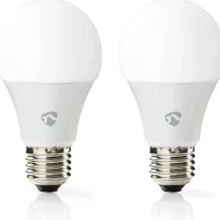 LED-lamppu Nedis SmartLife RGB Wi-Fi WIFILRC20E27, 9W, E27, 2700-6500K, 2kpl
