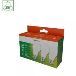LED-lamppu Spectrum E27 9W 230V 3000K 3kpl/pkt