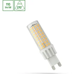 LED-lamppu Spectrum G9 7W 230V SMD, eri värilämpötiloja