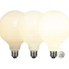 LED-lamppu Star Trading Illumination LED 3-step click 375-87, Ø125x176mm, E27, opaali, 7.5W, 2700K, 80/400/800lm