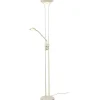 LED-lattiavalaisin Aneta Lighting Nice uplight, 3000K, valkoinen