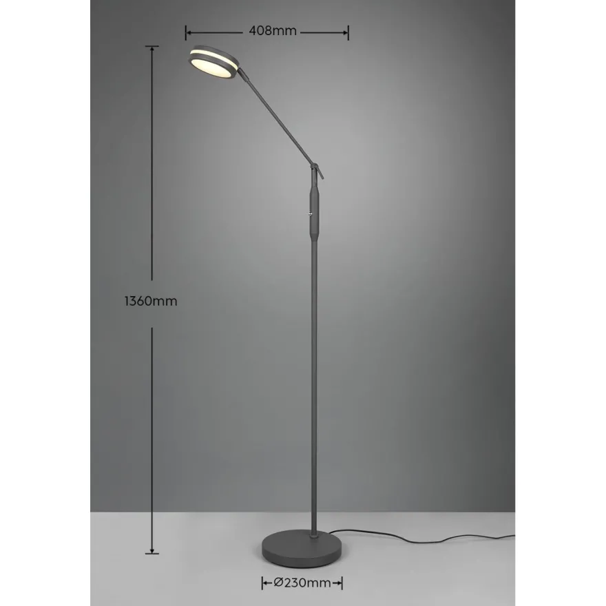LED-lattiavalaisin Trio Franklin, eri värejä