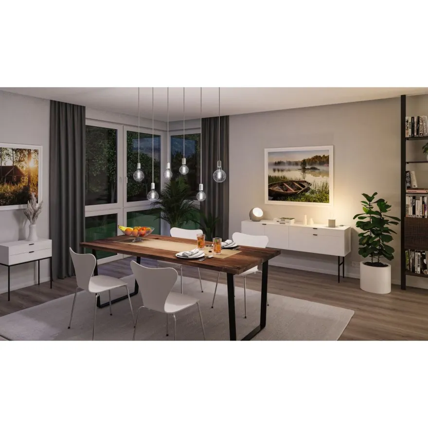 LED-älylamppu Paulmann Smart Home Zigbee 3.0, ST64, E27, 470lm, 6.3W, RGBW+, filamentti, himmennettävä, kulta, 3kpl