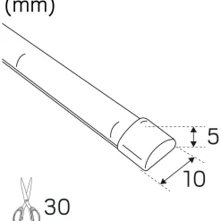 LED-nauha Hide-a-lite LEDstrip 24V Line, IP67, 3000K, 5m