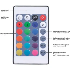 Led-nauha LeuchtenDirekt Teania, RGB, 5m