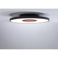 LED-plafondi Paulmann Spaceglow Three RGB+ 1400lm 21W himmennettävä mattamusta