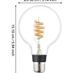 LED-polttimo Eglo connect.z RGB G95 4.9W kirkas