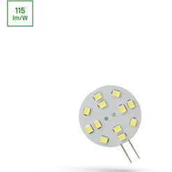 LED-polttimo Spectrum G4 2W 12V 30mm, eri värilämpötiloja