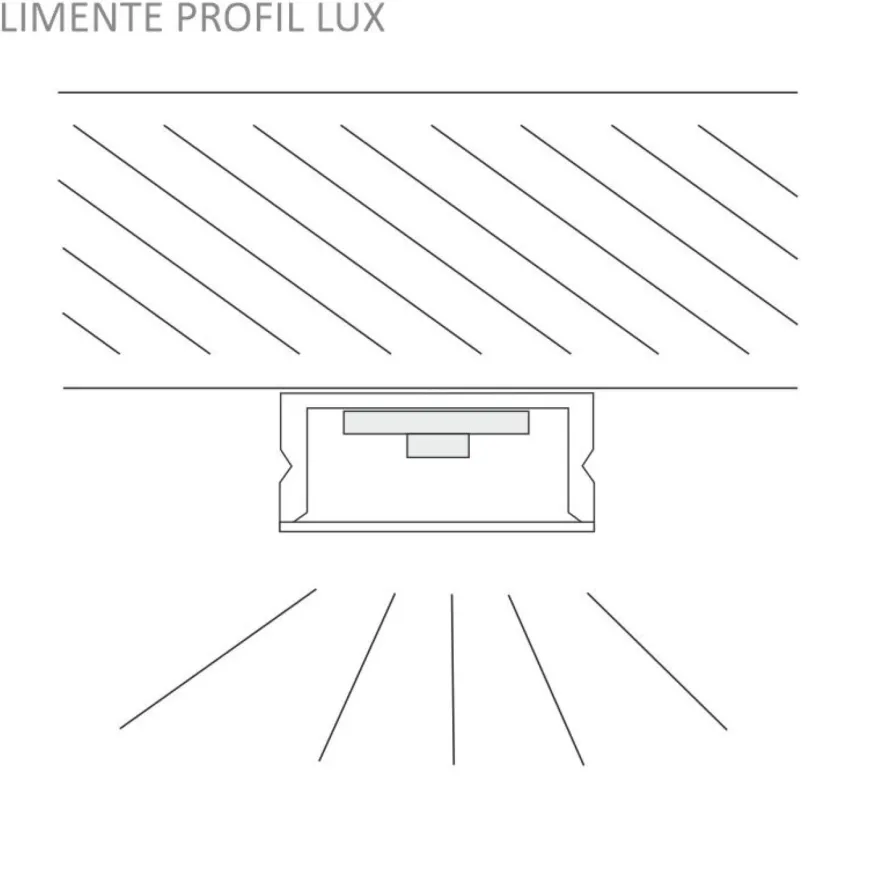 LED-profiili Limente 27, 24V 5W IP44, 17x270x9mm, alulook